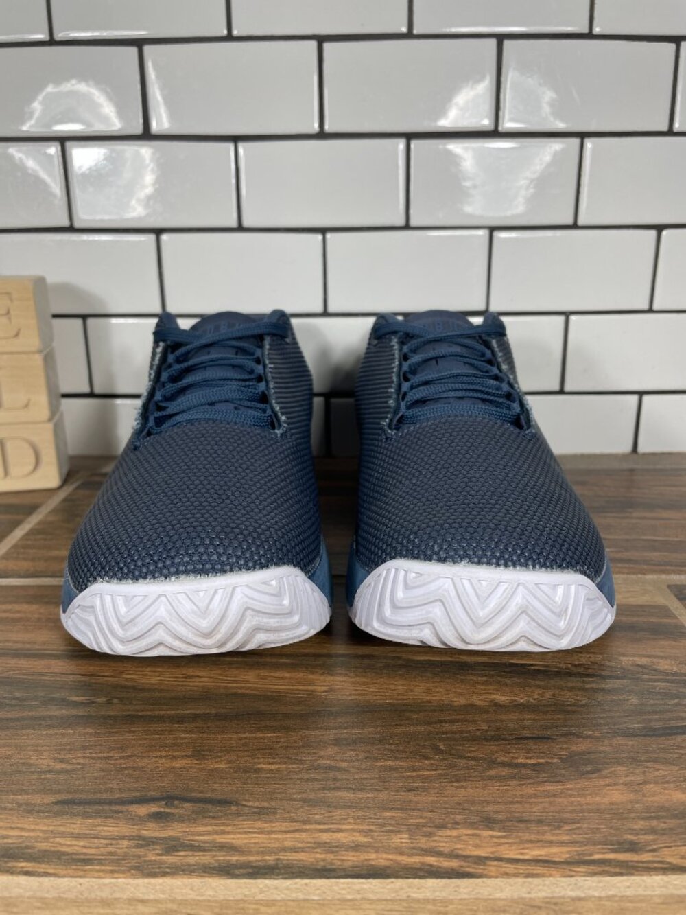 NOBULL Outwork Edge Shoes Womens Size 8.5 Midnight Blue Training Sneakers - Picture 2 of 13